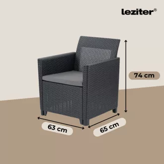 Claire duo műrattan kerti fotel - WaterMarkt.hu