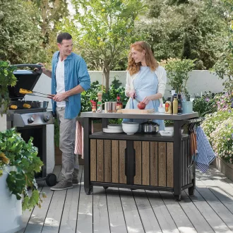 Decocoat unity műanyag xl kerti grill asztal 207l - WaterMarkt.hu