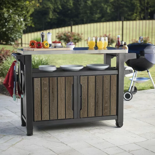Decocoat unity műanyag xl kerti grill asztal 207l - WaterMarkt.hu