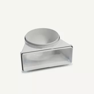 Falmec átalakító könyök idom 90°, D=150mm / 220x90 mm