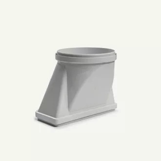   Falmec átalakító csatlakozó/toldó idom, D=150mm / 220x90 mm