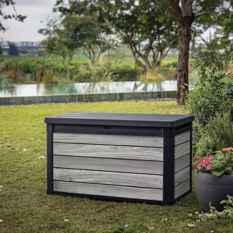 Decocoat műanyag kerti lád 380 l
