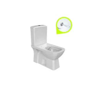CeraStyle DURU monoblokk WC - BEÉPÍTETT bidé funkcióval -csaptelep nélkül -perem nélküli -mély öbl. - WaterMarkt.hu