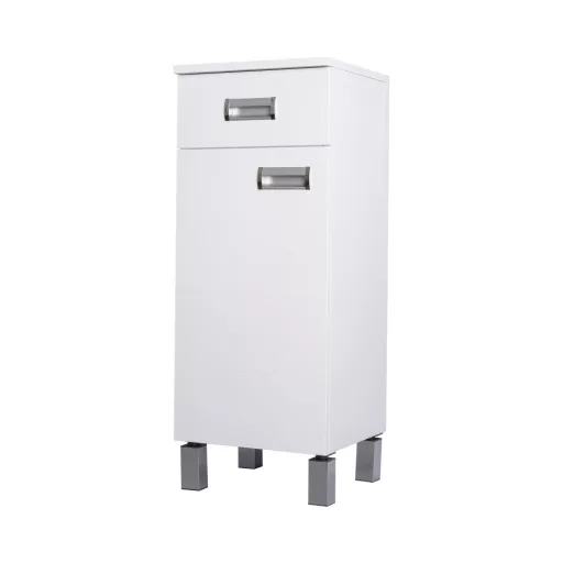 Viva SZQUARE fürdőszobai ÁLLÓSZEKRÉNY 85 alacsony POLCOS - BALOS - 35 x 33 x 85 cm - WaterMarkt.hu
