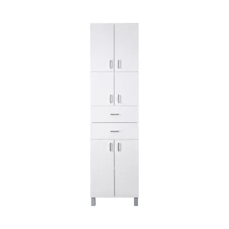Viva STYLE fürdőszobai ÁLLÓSZEKRÉNY 192 magas POLCOS - 50 x 35 x 192 cm - WaterMarkt.hu