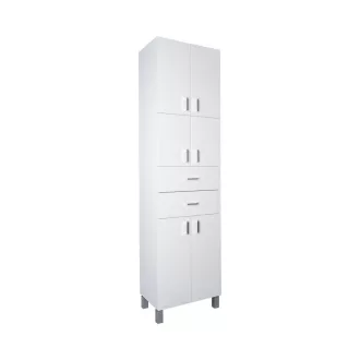 Viva STYLE fürdőszobai ÁLLÓSZEKRÉNY 192 magas POLCOS - 50 x 35 x 192 cm - WaterMarkt.hu