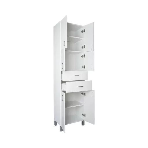 Viva STYLE fürdőszobai ÁLLÓSZEKRÉNY 192 magas POLCOS - 50 x 35 x 192 cm - WaterMarkt.hu