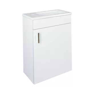 VivaStyle NIKA - fali függesztett - fürdőszobabútor CeraStyle 71100 porcelán mosdóval 42 x 24 cm - WaterMarkt.hu