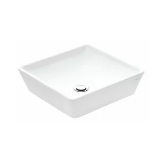 Sanovit DECENTE - PULTRA ültethető - Top Counter - porcelán mosdó -  - 40 x 40 cm - WaterMarkt.hu