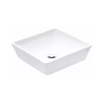 Sanovit DECENTE - PULTRA ültethető - Top Counter - porcelán mosdó -  - 40 x 40 cm - WaterMarkt.hu