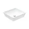 Sanovit DECENTE - PULTRA ültethető - Top Counter - porcelán mosdó -  - 40 x 40 cm - WaterMarkt.hu