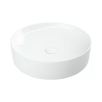 Sanovit LUCENTE - PULTRA ültethető - Top Counter - porcelán mosdó - O - Ø 43 cm - WaterMarkt.hu