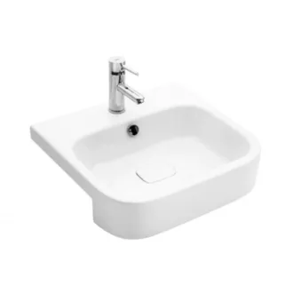 Sanovit - 3057 collections - PULTRA ültethető - Top Counter - porcelán mosdó -  - 55 x 50,5 cm - WaterMarkt.hu