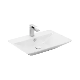 Sanovit TEODORA - PULTRA ültethető - Top Counter - porcelán mosdó -  - 65 x 46 cm - WaterMarkt.hu