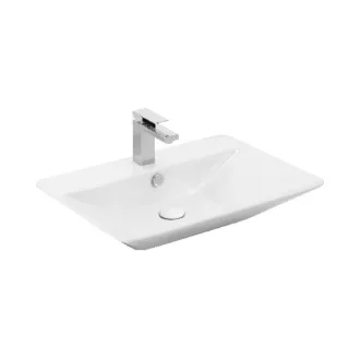 Sanovit TEODORA - PULTRA ültethető - Top Counter - porcelán mosdó -  - 65 x 46 cm - WaterMarkt.hu