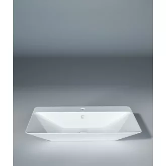 Sanovit TEODORA - PULTRA ültethető - Top Counter - porcelán mosdó -  - 65 x 46 cm - WaterMarkt.hu