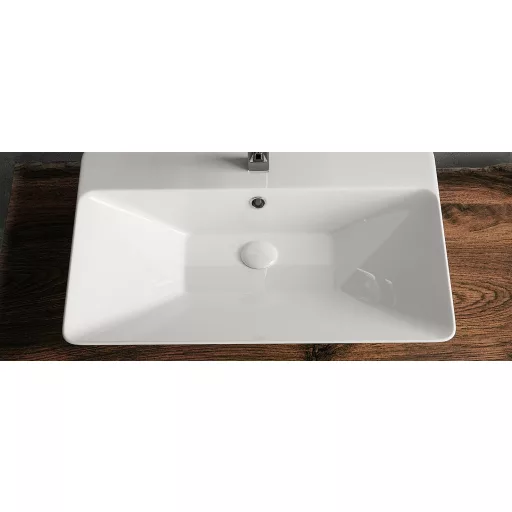 Sanovit TEODORA - PULTRA ültethető - Top Counter - porcelán mosdó -  - 65 x 46 cm - WaterMarkt.hu