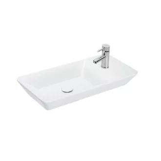 Sanovit - PULTRA ültethető - Top Counter- porcelán mosdó - bal vagy jobb csaplyukas -  - 70 x 35 cm - WaterMarkt.hu