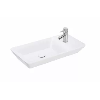 Sanovit - PULTRA ültethető - Top Counter- porcelán mosdó - bal vagy jobb csaplyukas -  - 70 x 35 cm - WaterMarkt.hu