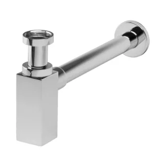 VivaStyle QUADRO LUX mosdószifon - króm - szögletes - fém - leeresztő nélkül - Ø 5/4" - Ø 32 mm - WaterMarkt.hu