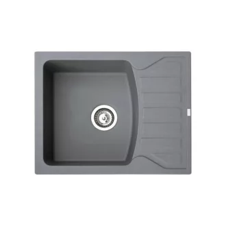 Quadro M Metalac Xgranit Gránit Mosogatótálca - Extra mély, Csepegtetőtálcás, Grafit - WaterMarkt.hu