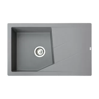 Linea Plus Metalac Xgranit Gránit Mosogatótálca - Extra mély, Csepegtetőtálcás, Grafit - WaterMarkt.hu