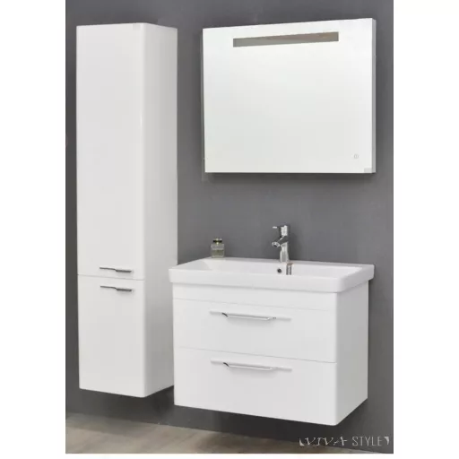 TMP LUX Touch fürdőszobai tükör - LED világítással - érintő kapcsolóval - 80 x 65 cm