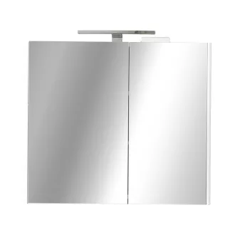 TMP SHARP Tükrös fürdőszobai szekrény LED világítással - 75 cm - WaterMarkt.hu