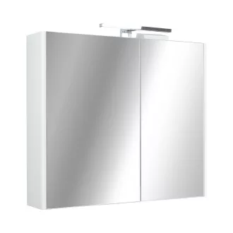 TMP SHARP Tükrös fürdőszobai szekrény LED világítással - 75 cm - WaterMarkt.hu