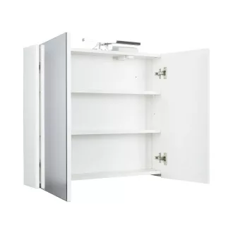 TMP SHARP Tükrös fürdőszobai szekrény LED világítással - 75 cm - WaterMarkt.hu