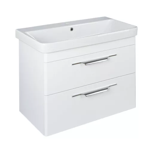 TMP LUX 80 fali fürdőszobabútor - Sanovit LUXURY - 11080 mosdóval - 80,5 x 46 cm - WaterMarkt.hu