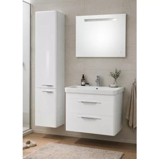 TMP LUX 80 fali fürdőszobabútor - Sanovit LUXURY - 11080 mosdóval - 80,5 x 46 cm - WaterMarkt.hu