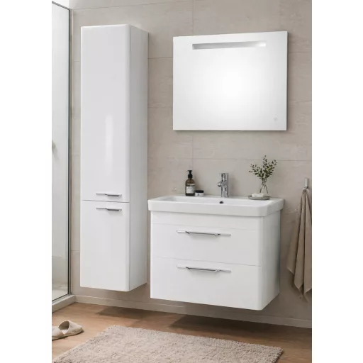 TMP LUX 80 fali fürdőszobabútor - Sanovit LUXURY - 11080 mosdóval - 80,5 x 46 cm - WaterMarkt.hu