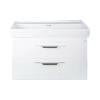 TMP LUX 100D fali fürdőszobabútor - CeraStyle SHARP 37600 DUPLA csaplyukas mosdóval - 100 x 48 cm - WaterMarkt.hu