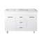 TMP FLAT 120 álló fürdőszobabútor - Sanovit ISIK 4120 DUPLA porcelán mosdóval - 120 x 44 cm - WaterMarkt.hu