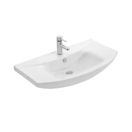 TMP ZX 75 - SONOMA - álló fürdőszobabútor - Sanovit ZENON - 6075 porcelán mosdóval - 75 x 50 cm - WaterMarkt.hu