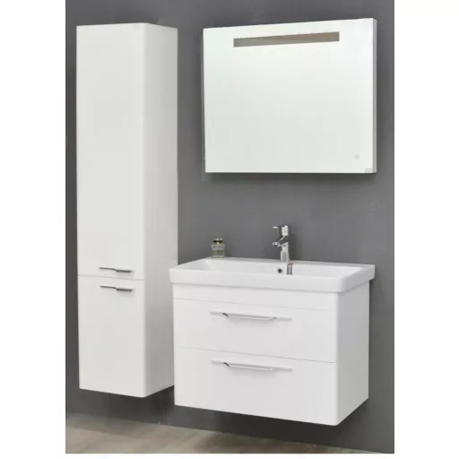 TMP LUX 60 fali fürdőszobabútor - CeraStyle SHARP 37100 mosdóval - 60 x 48 cm - WaterMarkt.hu