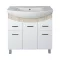 TMP ZX 95 - SONOMA - álló fürdőszobabútor - Sanovit ZENON - 6095 porcelán mosdóval - 97 x 51 cm - WaterMarkt.hu