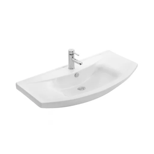 TMP ZX 95 - SONOMA - álló fürdőszobabútor - Sanovit ZENON - 6095 porcelán mosdóval - 97 x 51 cm - WaterMarkt.hu