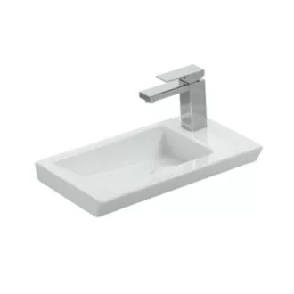 Sanovit ISIK - porcelán mosdókagyló - jobb csaplyukas - 45 x 28 cm - WaterMarkt.hu