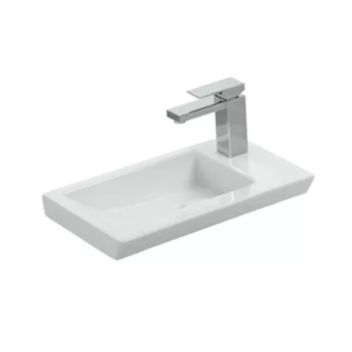 Sanovit ISIK - porcelán mosdókagyló - jobb csaplyukas - 45 x 28 cm - WaterMarkt.hu