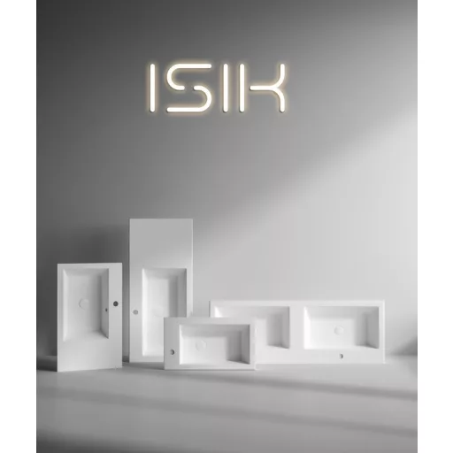 Sanovit ISIK - porcelán mosdókagyló - 100 x 44 cm - WaterMarkt.hu