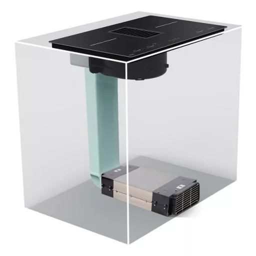 NODOR - NorCoock IS-N7220 BK indukciós főzőlap beépített elszívóval + plazma filter QUADRA 800 R