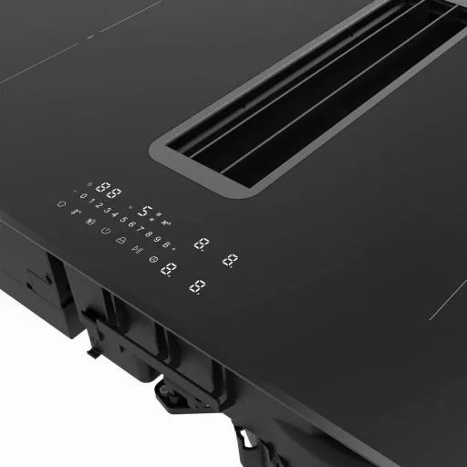 NODOR - NorCoock N7426 BK FLOW-IN indukciós főzőlap beépített elszívóval - WaterMarkt.hu