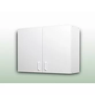   Felsőszekrény 80x30, nyílóajtós, fehér korpusz/fehér front