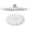 VivaStyle NIAGARA esőztető fejzuhany - INOX - slim - Ø 20 cm - WaterMarkt.hu
