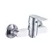 Eurostandard zuhany csaptelep - zuhahyszettel - fix falitartóval - KRÓM - WaterMarkt.hu