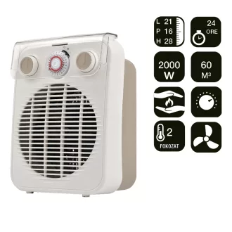 ARDES 4F10TI Ventilátoros hősugárzó IP21 védelem - WaterMarkt.hu