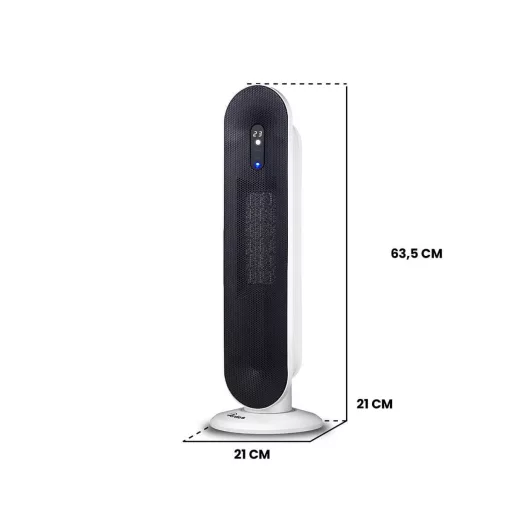ARDES 4P16 PTC kerámiabetétes hősugárzó távvezérlővel 2000 W - WaterMarkt.hu
