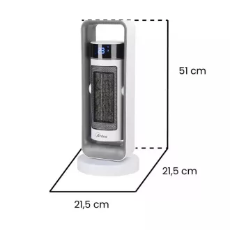 ARDES 4P20 PTC függőlegesen dönthető kerámiabetétes hősugárzó 2000 W - WaterMarkt.hu